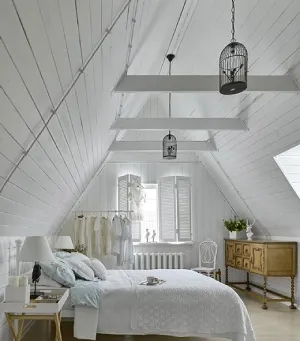 Белая спальня